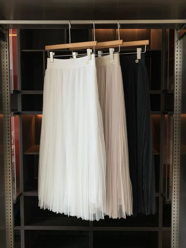 Autunno/Inverno 2025 Gonna elegante e versatile da donna in lana 100% nuovo arrivo 1