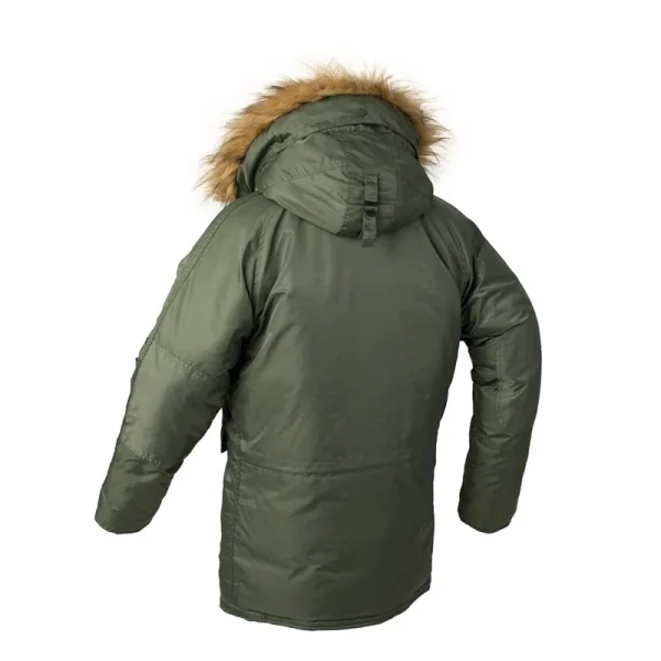 Cappuccio in pelliccia militare di grandi dimensioni taglie forti Lungo impermeabile antivento Nuovo Parka invernale Cappotto da giacca outwear da uomo spesso Parka TAGLIA USA 1