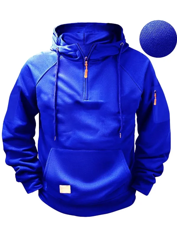 25Abbigliamento di marca da uomo alla moda autunno e inverno, felpa stampata a maniche lunghe con cappuccio a maniche lunghe, pullover allentato casual 5