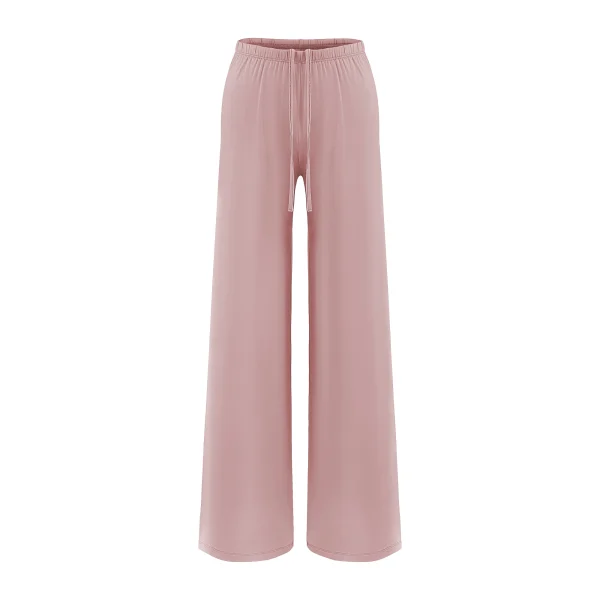 Pantaloni da yoga da donna Leggings sportivi Tinta unita Pantaloni larghi a gamba larga Collant da donna Leggins da allenamento fitness Abbigliamento da palestra 2
