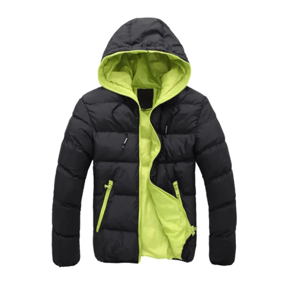 2024 Giacca casual da uomo in cotone Parka Cappotto Autunno Inverno Sottile giacca imbottita in cotone con cappuccio Antivento Capispalla da viaggio all'aperto 5