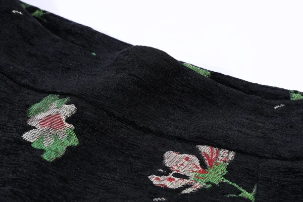 Autunno Inverno Velluto Stampato Floreale delle Donne A-line Wrap Gonne Nappa 2025 Nuovo Della Boemia A Vita Alta Dritto Tubino Gonne Femminili 4