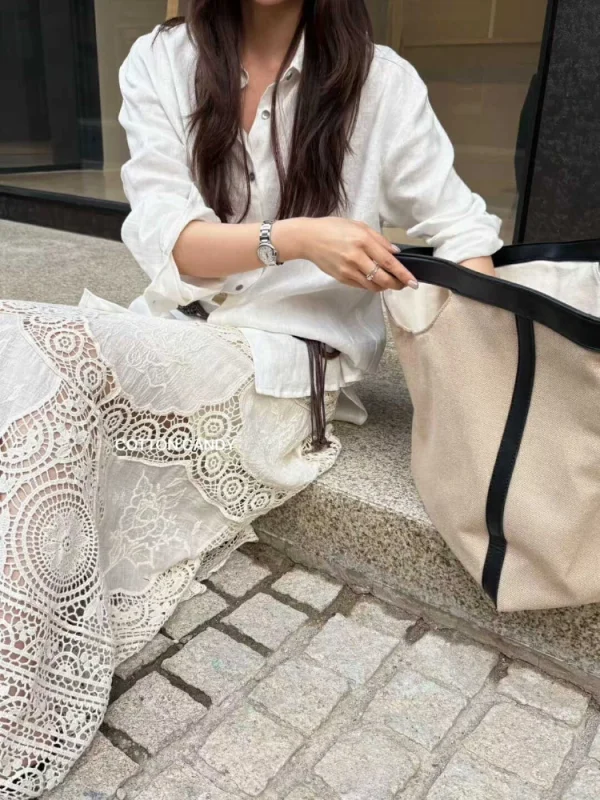 Gonna lunga bohémien con altalena Gonna Boho chic ricamata da donna 2025 Abiti per le vacanze estive 2