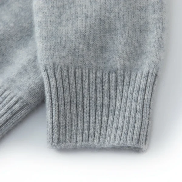 Abbigliamento da uomo spesso 100% maglione lavorato a maglia in cashmere dolcevita pullover autunno inverno tinta unita manica lunga casual top morbidi 3
