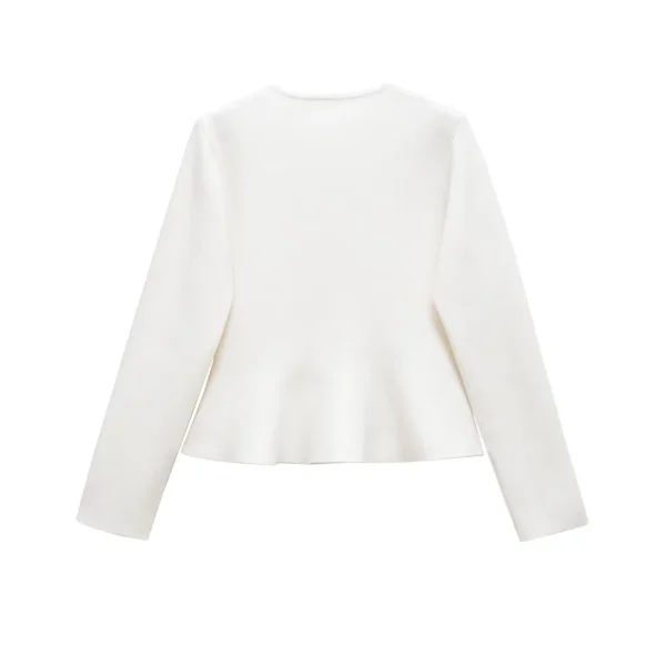 giacca da donna con ago piatto stile gonna corta con decorazione con fibbia per i nuovi abiti da donna primaverili ed estivi 3