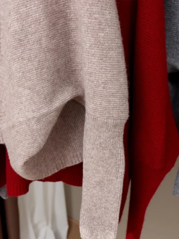 2024 Oversize 100% Lana Lavorato A Maglia Scialle Poncho Vecchio Stile Soldi Donne Mantello di Spessore Casual Morbido Caldo Cappa Accogliente Cardigan Invernali 5
