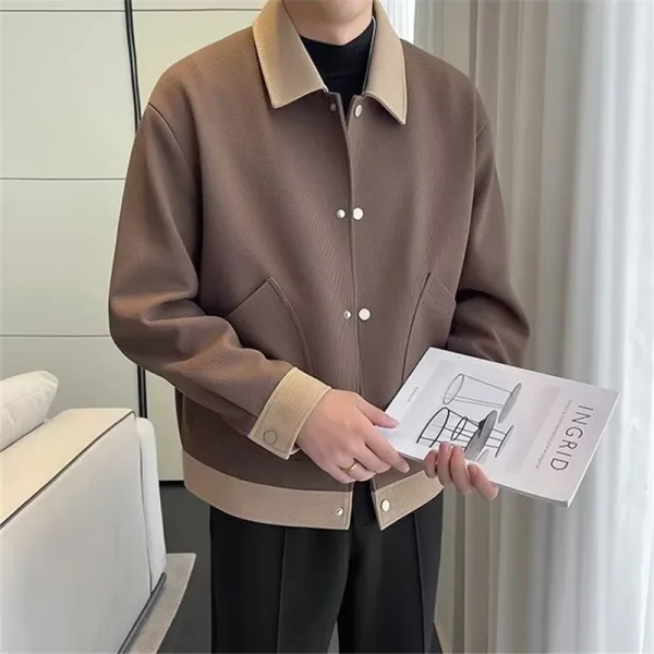 Autunno Abbigliamento da uomo Uniformi da baseball Cappotto casual da uomo Abbigliamento da uomo Novità in giacche Uomo Cappotti a vento Giacca a vento invernale maschile 4