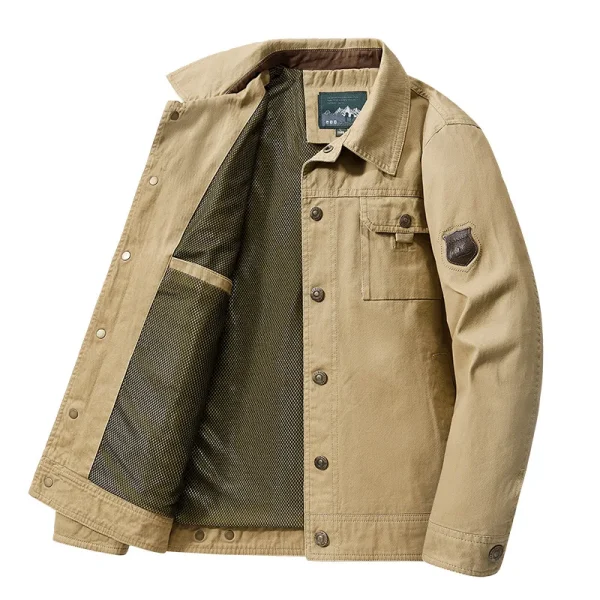 Primavera autunno giacca uomo cotone giacca a vento Bomber cappotto tattico uomo militare giacche uomo Cargo giacca Casual abbigliamento uomo 2024 5