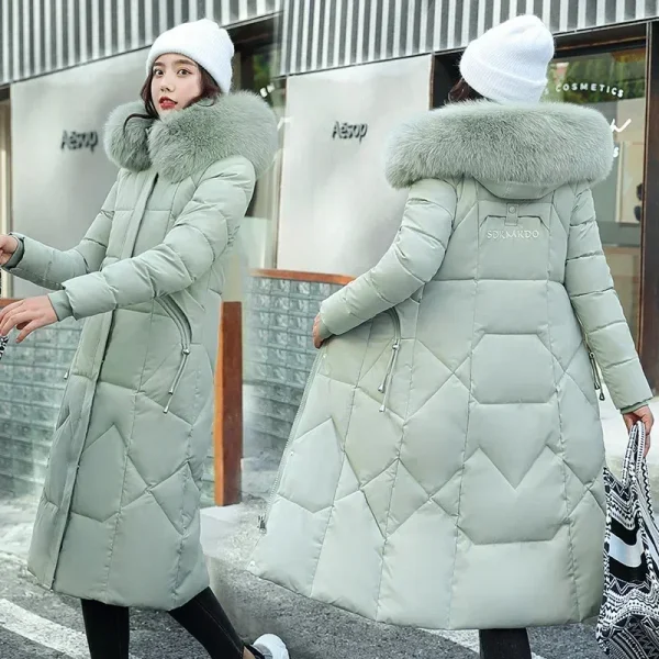 2024 nuovo cappotto autunno inverno donna addensare caldo felpe oversize casual sciolto coreano autunno inverno moda cappotto Parka in cotone 2