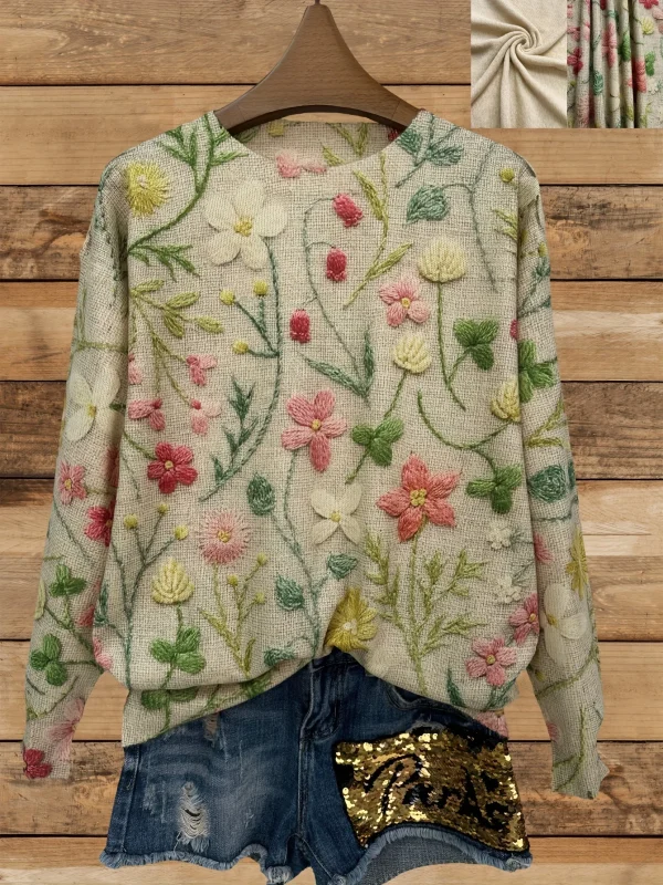 Miyouj Maglione da donna Donna Pullover allentato oversize Top con fondo autunnale 2025 Top lavorato a maglia invernale lavorato a maglia Maglione lavorato a maglia stampato 4