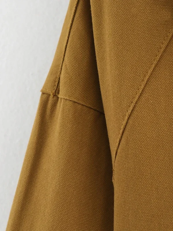 Moda donna Retro hit colore risvolto impiombatura giacca 2024 autunno e inverno in Europa e negli Stati Uniti nuovo vento strada casual sciolto maniche lunghe tasche monopetto donna 4