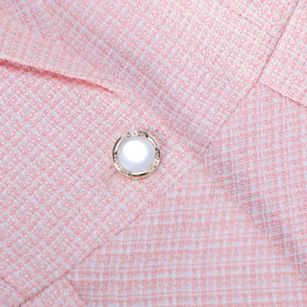 NAVIU Tessuto di alta qualità Stili eleganti Abiti da donna Temperamento blu Giacca a maniche lunghe e gonna Abbigliamento da lavoro da donna per ufficio 6