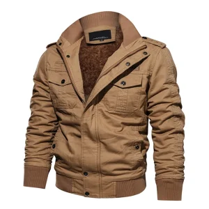 Nuove giacche casual da lavoro Giacca tattica in pile invernale da uomo Ricamo Cappotto da lavoro esterno con tasche multiple antivento 1