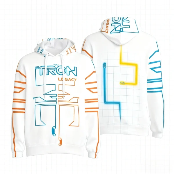 2025 Nuova felpa con cappuccio Disney 3D stampata in poliestere Tron moto stampa felpa con cappuccio ad asciugatura rapida da uomo e da donna streetwear abbigliamento da uomo 2