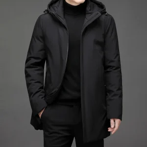 Cappotto imbottito in cotone invernale 2023 da uomo Versione della giacca imbottita in piumino giapponese Giacca imbottita in cotone con cappuccio autunnale da uomo 1