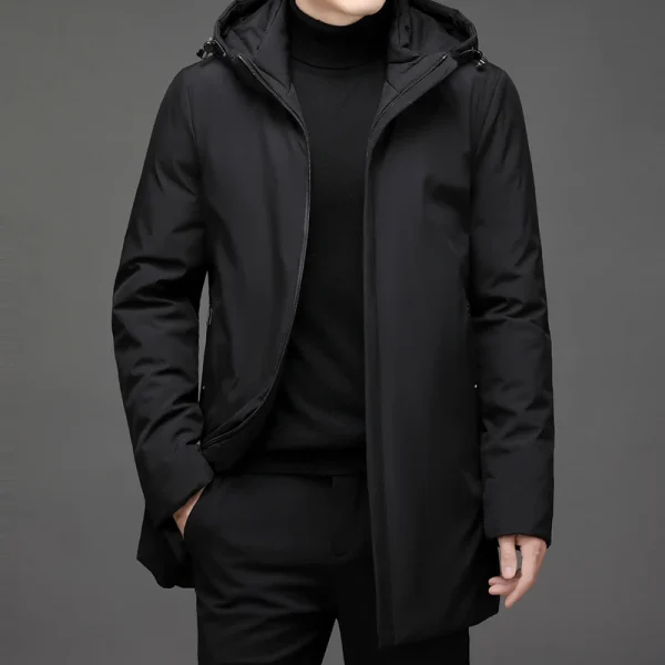 Cappotto imbottito in cotone invernale 2023 da uomo Versione della giacca imbottita in piumino giapponese Giacca imbottita in cotone con cappuccio autunnale da uomo 1
