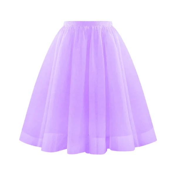 Minigonna in tulle da donna Gonna corta a pieghe in rete a vita alta vintage Gonna tutu femminile autunno inverno per gonna da donna per abiti da festa 5