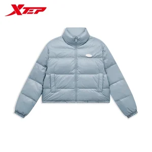 Piumino Xtep per donna 2024 inverno caldo morbido cappotto Trendy Retro confortevole top 876428190061 1