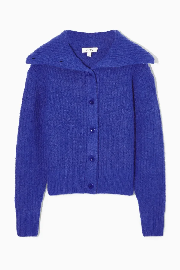 Costume etereo 2025 cos inverno nuovo stile di cardigan lavorato a maglia in misto lana con risvolto abbottonato da donna alla moda e casual 4