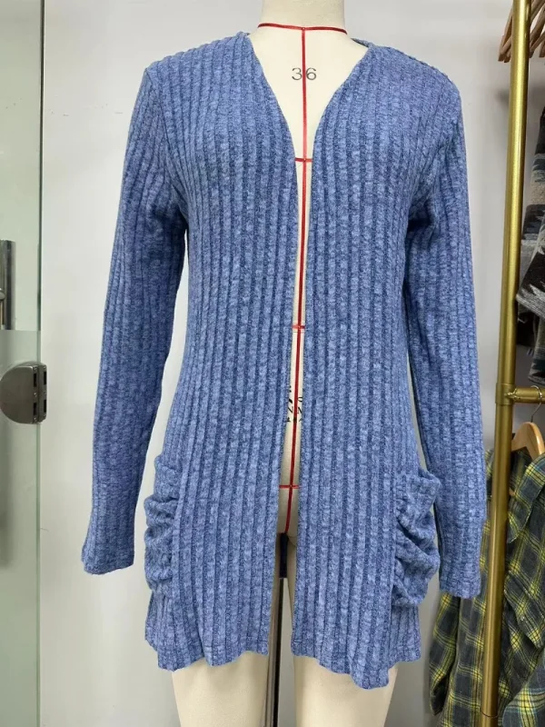 Harajuku Cappotto sottile Cardigan Donna Casual Giacca basic Moda Capispalla Giacche Abbigliamento donna Autunno Streetwear Nuovo Ropa Mujer 6