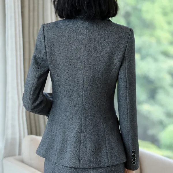 Naviu elegante moda donna di alta qualità blazer e giacche ufficio donna capispalla formale top da lavoro 3