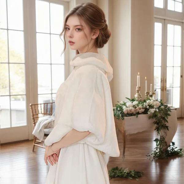1 pezzo di scialle da donna in tinta unita fatto a mano con bottoni di strass, elegante mantello a scialle lavorato a maglia, perfetto per l'autunno e l'inverno, un must per la stagione nuziale, un pezzo di stratificazione alla moda e confortevole per le donne, adatto per i gite casual e il comfort interno possono essere regalati, di classe 2