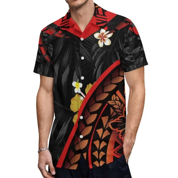 Abito estivo con maniche a sbuffo da donna Mumu abito tradizionale micronesiano e camicia da uomo 9xl coppia Set 2
