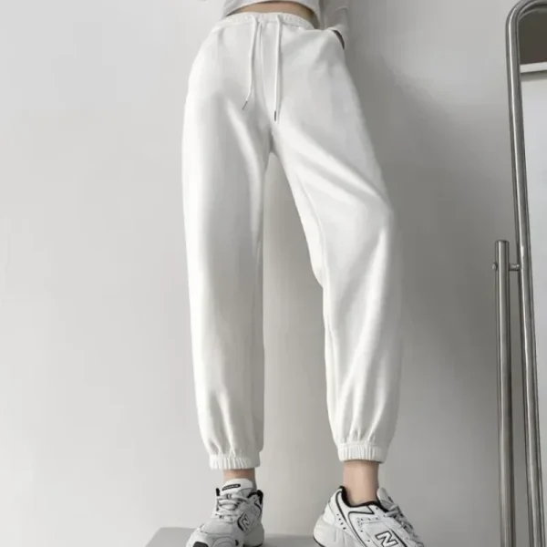 Pantaloni pantaloni da donna elastici In vita tutti medi originali Casual nuovi In pantaloni femminili anni '90 comodi elasticizzati Chic ed eleganti G 3