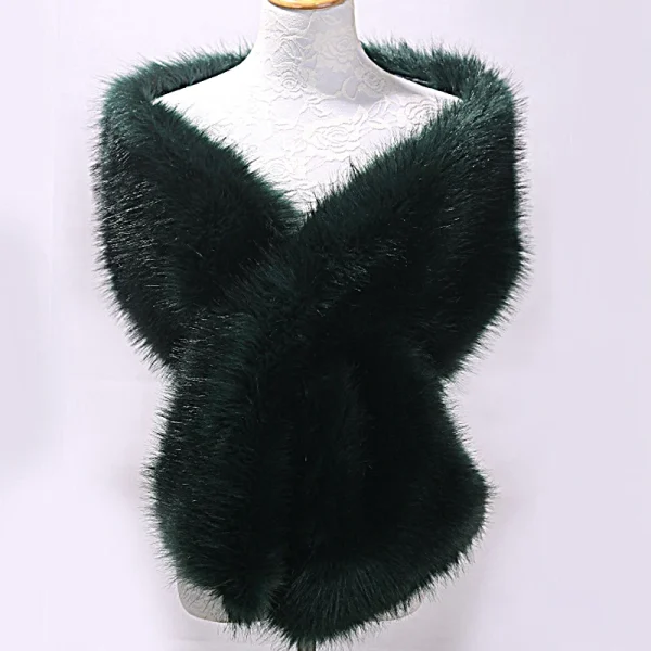 2021 nuove donne invernali cappe di pelliccia Champagne matrimonio pelliccia sintetica Bolero stola scialle avvolge giacca da sposa formale da sera coprispalle 6