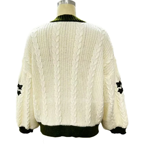 Evermore Cardigan Taylor Versione Green Vine ricamato con bottoni e bottoni maglione lavorato a maglia da donna autunno inverno abito vintage 6