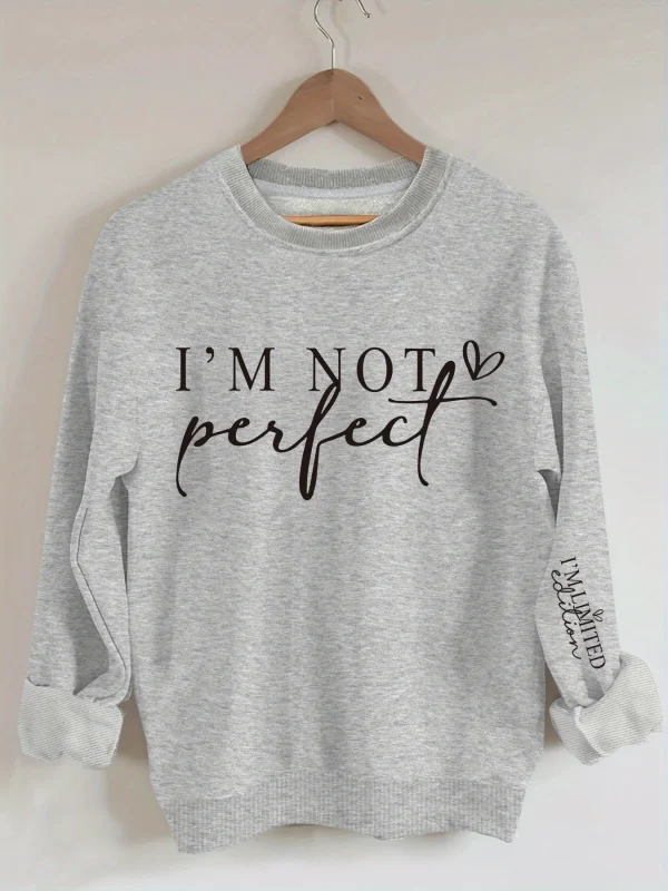 Pullover da donna con cappuccio girocollo a maniche lunghe in velluto con stampa di lettere perfette e comode autunnali e invernali 3