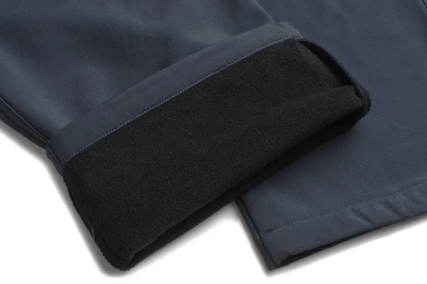 Pantaloni da trekking impermeabili da uomo Pantaloni da sci da neve foderati in pile da esterno Pantaloni da snowboard Softshell invernali 5