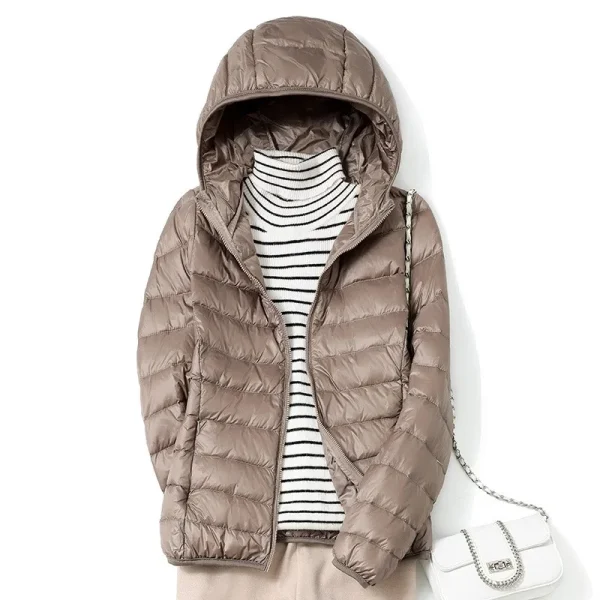 13 colori 2023 nuovi arrivi moda donna piumini corti ultraleggeri sottili impacchettabili piumini coreani stile dolce femminile 4