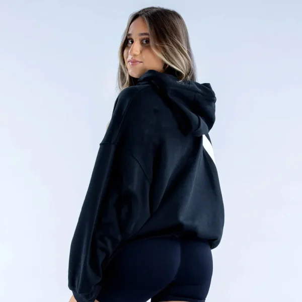 Abbigliamento Harajuku europeo e americano Felpa pullover con stampa di lettere di moda Donna Sport Palestra Felpa con cappuccio a maniche lunghe 2