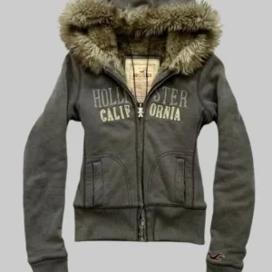 Felpa con cappuccio calda con cerniera Joker di tendenza della moda americana da donna Street Y2K Felpa imbottita in pile allentato casual Felpa con cappuccio Harajuku Punk Rock 1