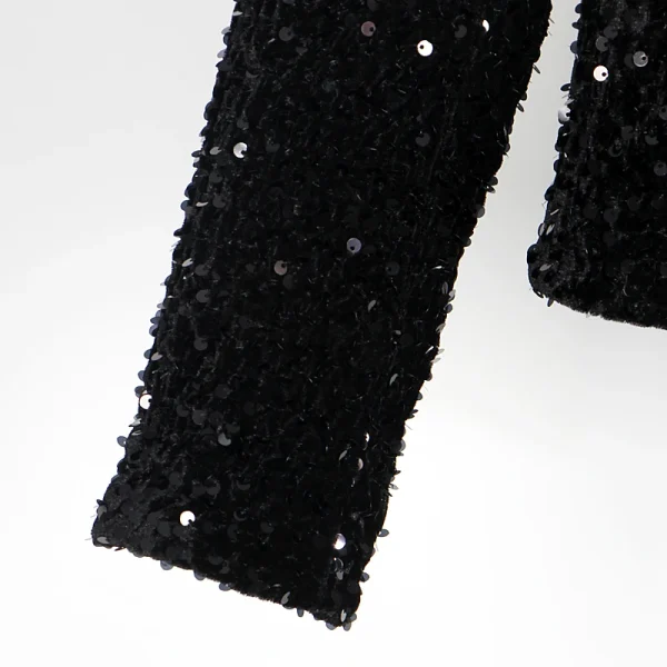 Squisita luce di lusso industria pesante paillettes alla moda elegante socialite temperamento di fascia alta piccola giacca in stile profumato 5