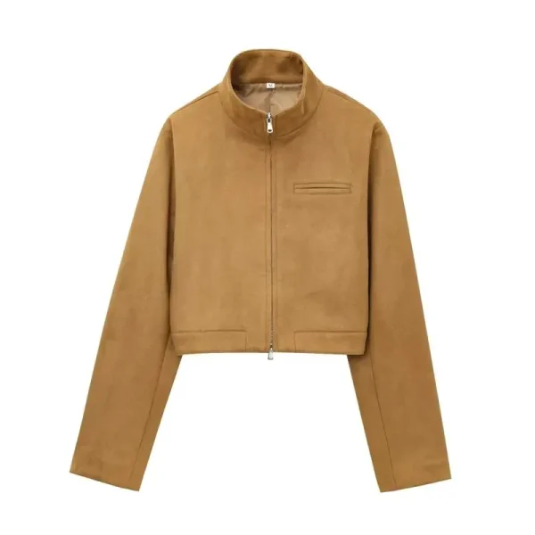 2025 Nuove giacche da donna Primavera Chic Slim Elegante Capispalla da strada Giacca da donna calda Moda Cappotto comodo per giovani 5