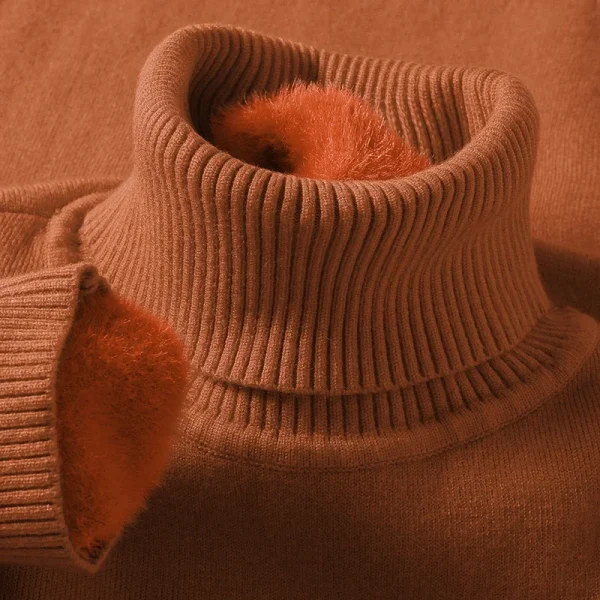 Sweatwear Uomo Anti-pilling Maglione dolcevita lavorato a maglia di alta qualità Slim Fit Pullover a maniche lunghe Tinta unita Tendenza Abbigliamento uomo 5