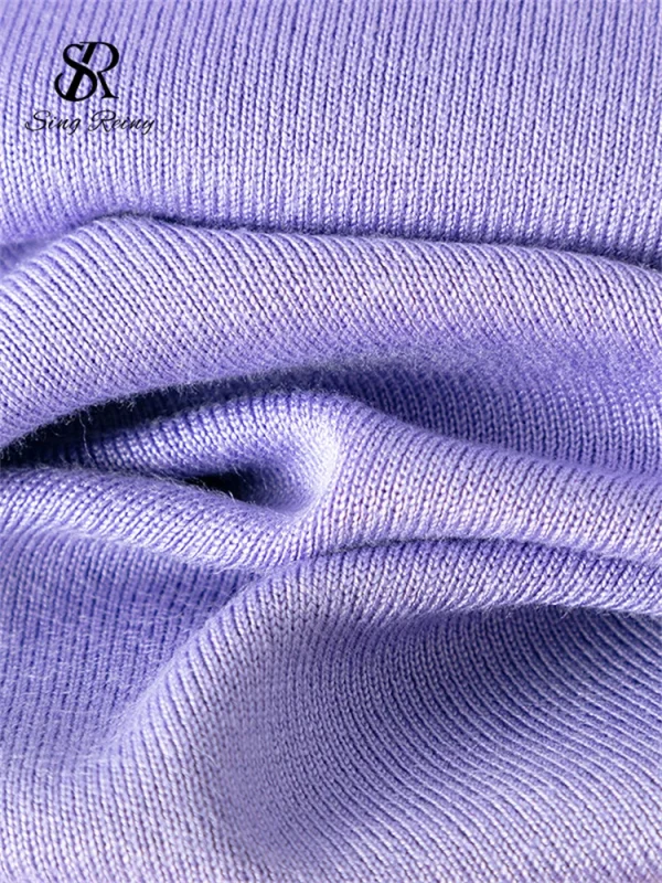 SINGREINY Moda Autunno Maglione Due Pezzi Abiti da Donna Allentato Caldo Pullover + Gonna Lunga Divisa 2024 Inverno Casual Set Lavorato a Maglia 5