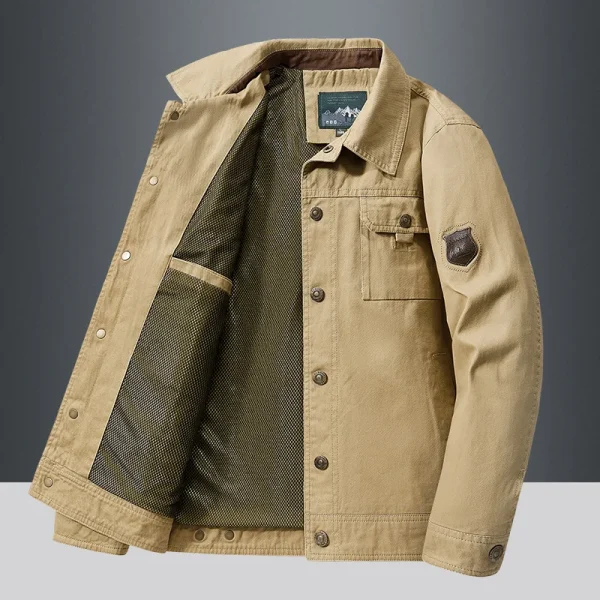 Primavera autunno giacca uomo cotone giacca a vento Bomber cappotto tattico uomo militare giacche uomo Cargo giacca Casual abbigliamento uomo 2024 3