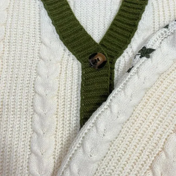 Evermore Cardigan Taylor Versione Green Vine ricamato con bottoni e bottoni maglione lavorato a maglia da donna autunno inverno abito vintage 3