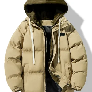 Abbigliamento nuovo Parka foderato in pile Outdoor Warm Snow cappotto lungo da uomo Parka abbigliamento moda uomo giacca invernale con cappuccio Puffer Parka 1