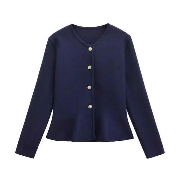 giacca da donna con ago piatto stile gonna corta con decorazione con fibbia per i nuovi abiti da donna primaverili ed estivi 4