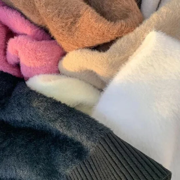 2024 Dolcevita Maglione invernale Donna Elegante Addensare Foderato in velluto Caldo Sueter Pullover lavorato a maglia Slim Top Jersey Maglieria Maglione 3