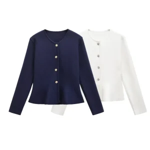 giacca da donna con ago piatto stile gonna corta con decorazione con fibbia per i nuovi abiti da donna primaverili ed estivi 1