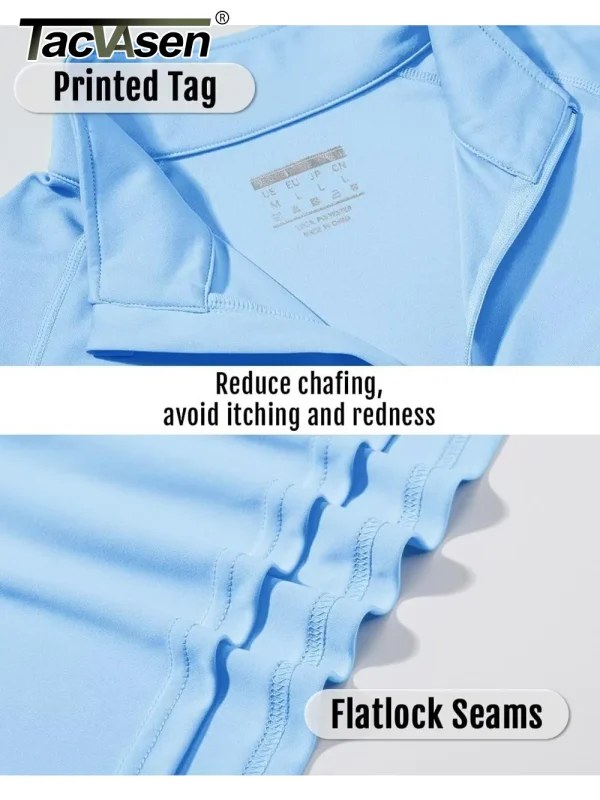 TACVASEN UPF 50 + magliette a manica lunga ad asciugatura rapida camicie da donna Anti UV/protezione solare Running escursionismo pesca t-shirt Outdoor 4