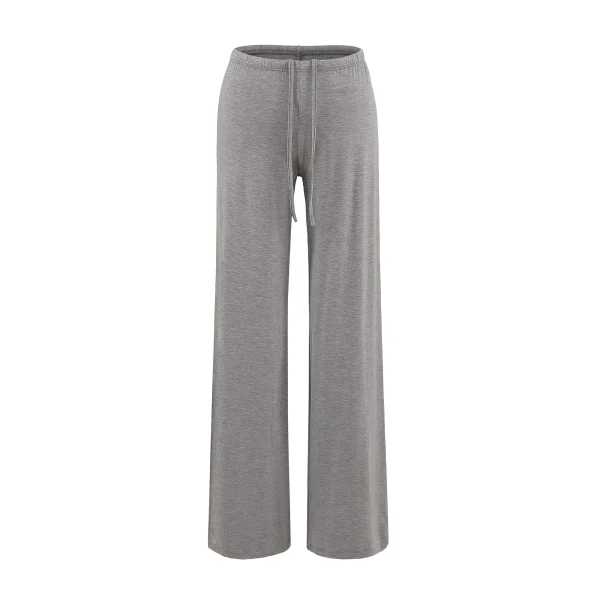 Pantaloni da yoga da donna Leggings sportivi Tinta unita Pantaloni larghi a gamba larga Collant da donna Leggins da allenamento fitness Abbigliamento da palestra 4
