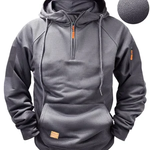 25Abbigliamento di marca da uomo alla moda autunno e inverno, felpa stampata a maniche lunghe con cappuccio a maniche lunghe, pullover allentato casual 1