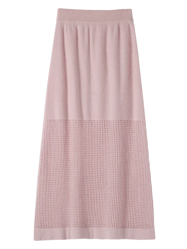 Top e gonna maglione lavorato a maglia in cashmere 100% da donna alla moda coreana Set casual primavera autunno abito elegante in due pezzi per donna 3