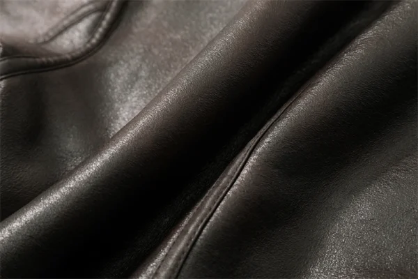 ZVRI 2024 Nuovo stile Autunno inverno delle nuove donne addensate calde giacca corta double face Cappotto marrone da donna 3